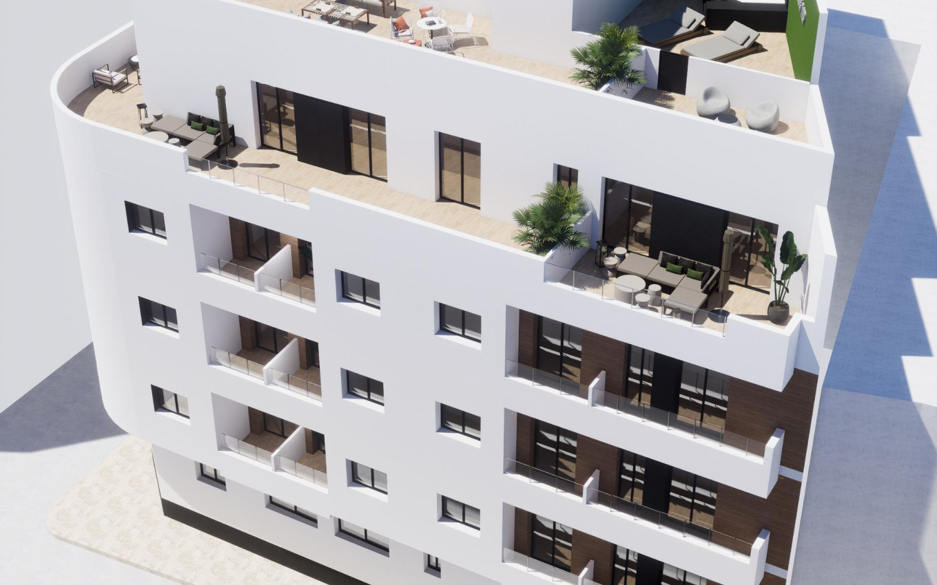 Nieuwbouw - Penthouse - Torrevieja - pueblo