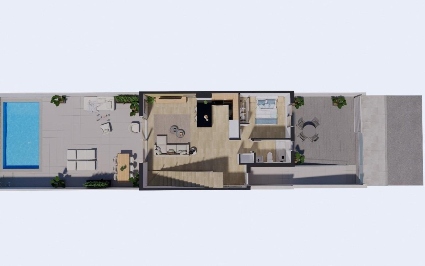 Nieuwbouw - Town House - Los Alcázares - Serena Golf