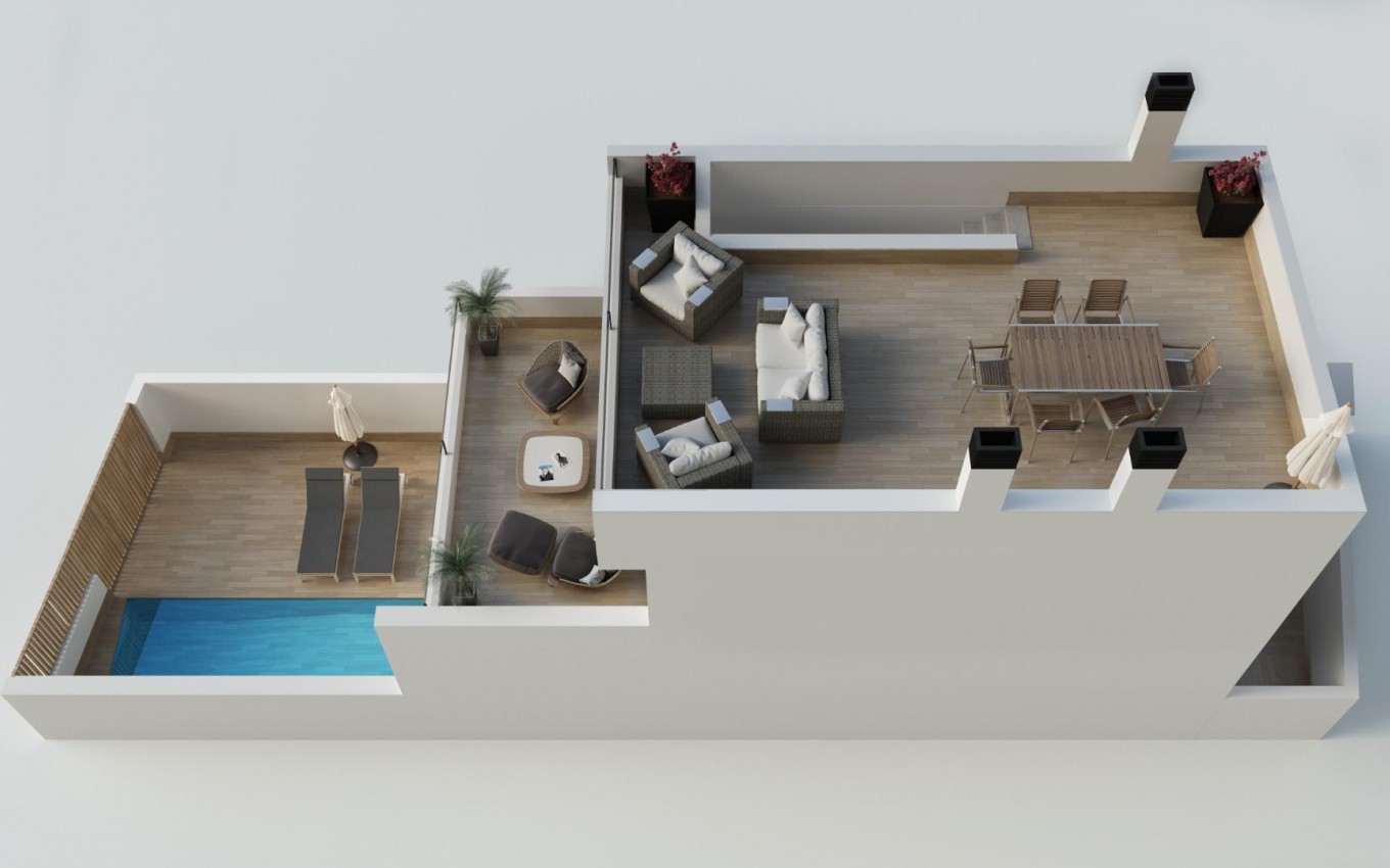 Nieuwbouw - Town House - San Pedro del Pinatar - Lo pagan