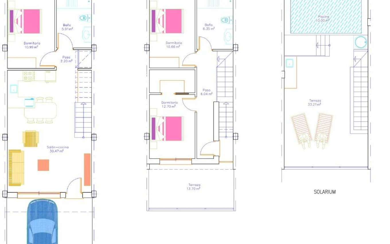 Nieuwbouw - Town House - San Pedro del Pinatar - Pueblo