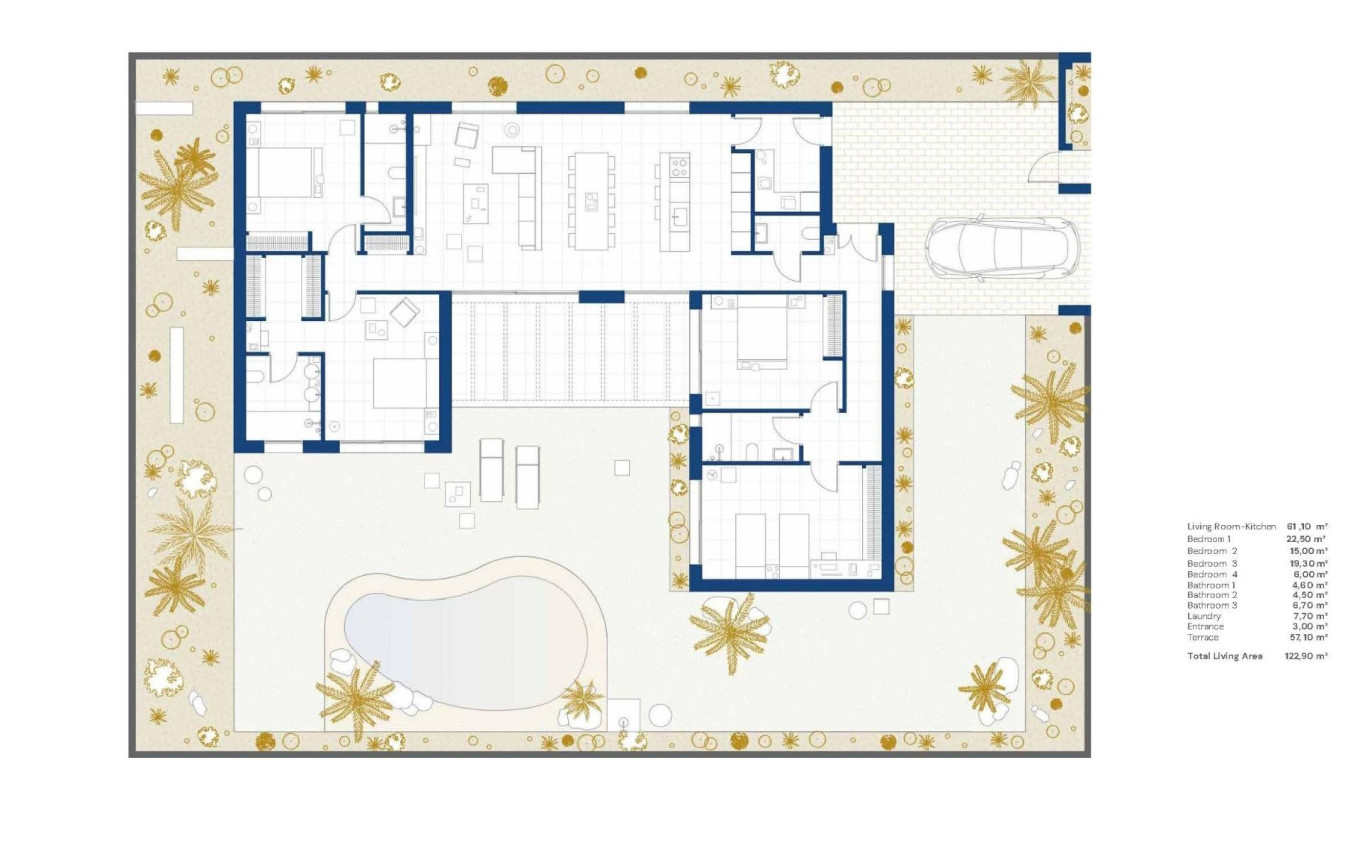 Nieuwbouw - Villa - BAÑOS Y MENDIGO - Altaona Golf