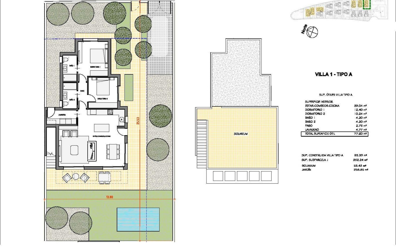 Nieuwbouw - Villa - Fuente Álamo - Hacienda Del Álamo Golf