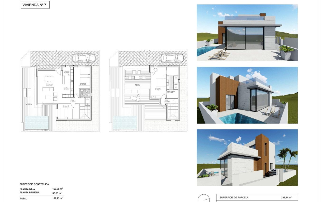 Nieuwbouw - Villa - Pilar de la Horadada - pueblo