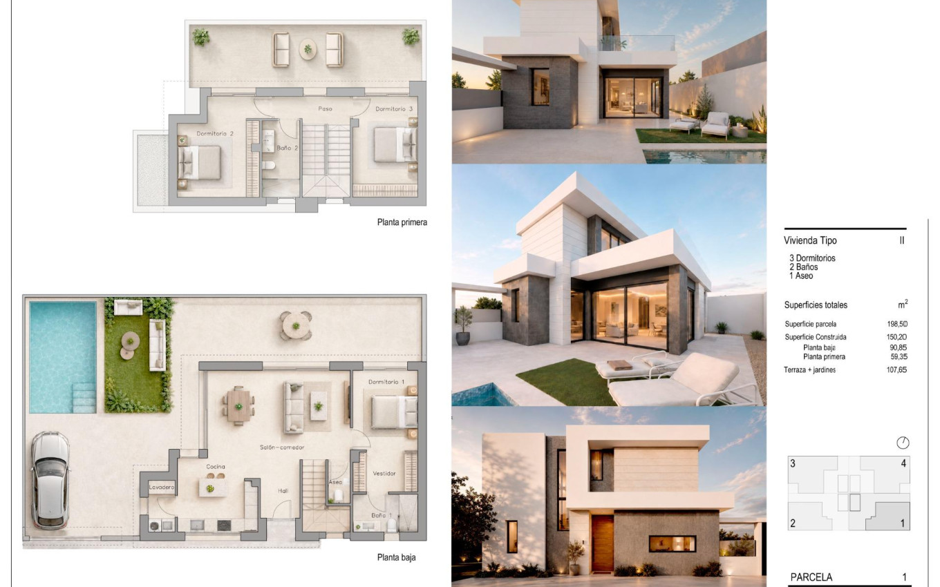 Nieuwbouw - Villa - Pilar de la Horadada - pueblo