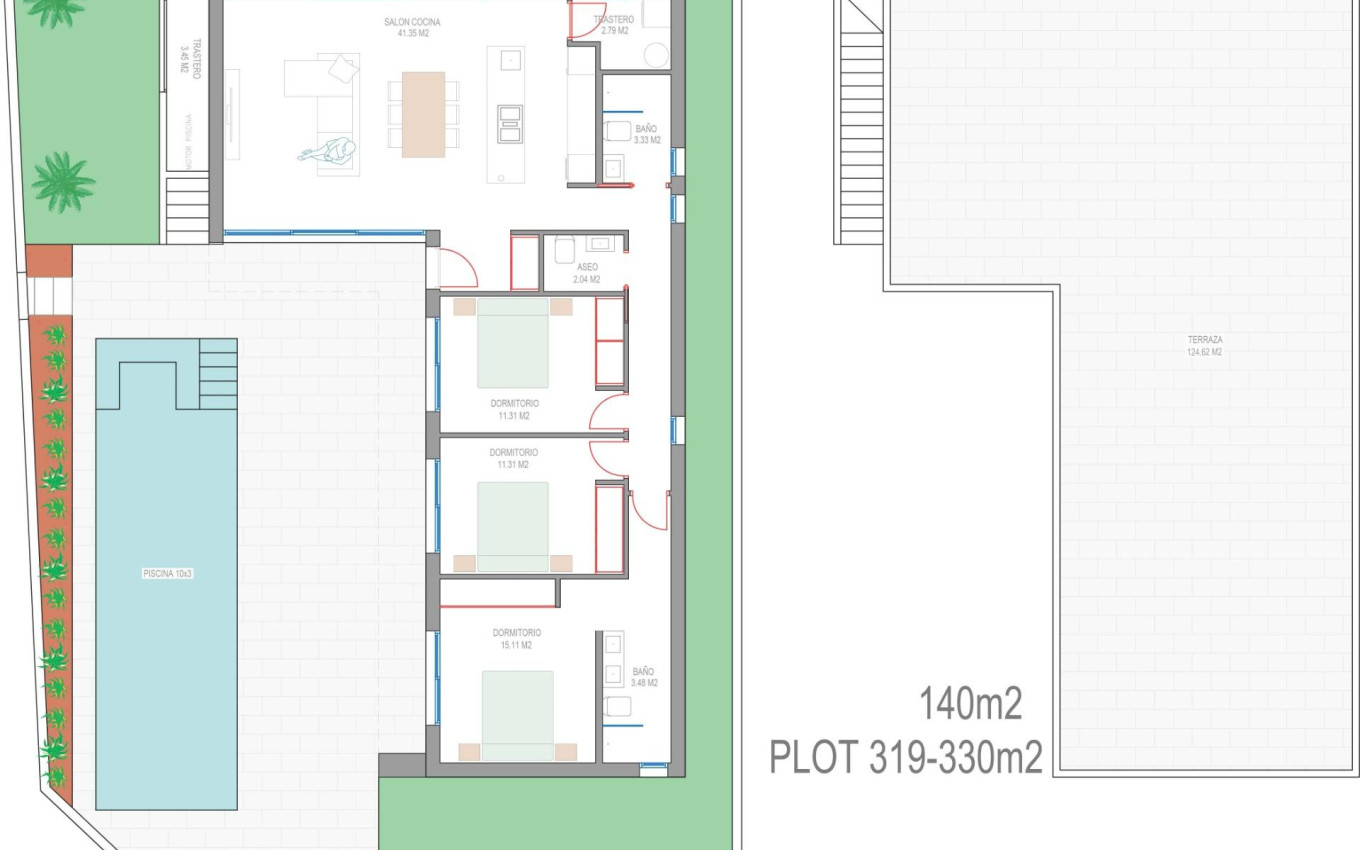 Nieuwbouw - Villa - San Javier - Parque del doce