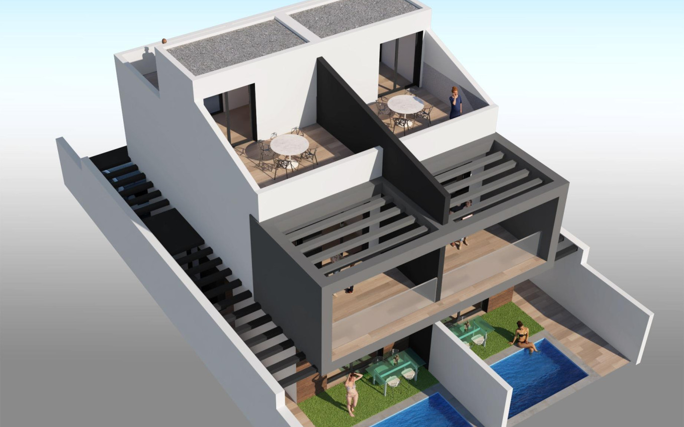 Nieuwbouw - Villa - San Javier - Santiago de la Ribera