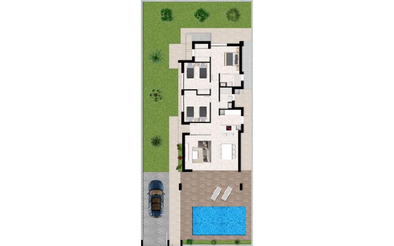 Nieuwbouw - Villa - Torrevieja - Torreta florida