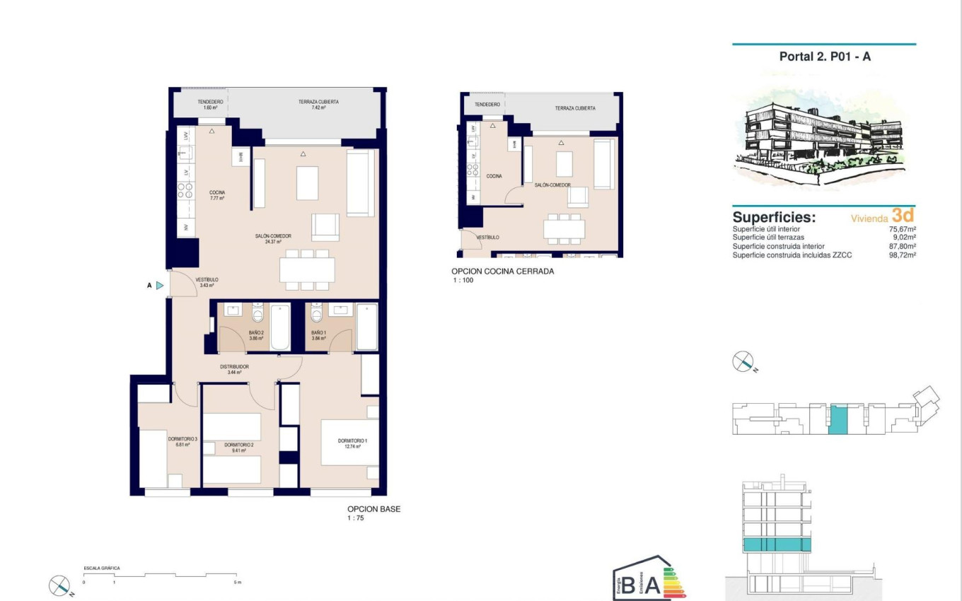 Nouvelle construction - Appartement - Alicante - San Agustín-PAU 2