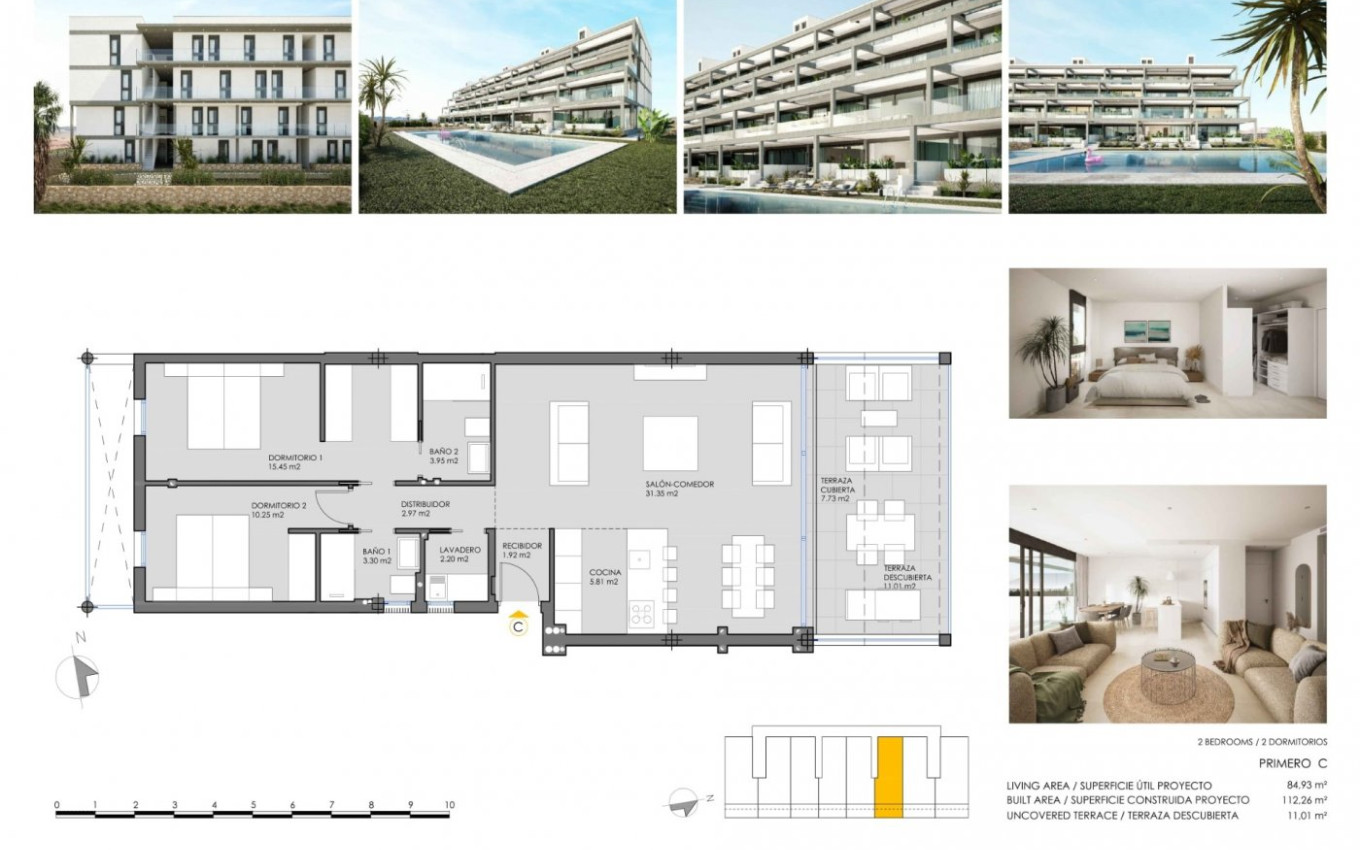 Nouvelle construction - Appartement - Cartagena - Mar de Cristal