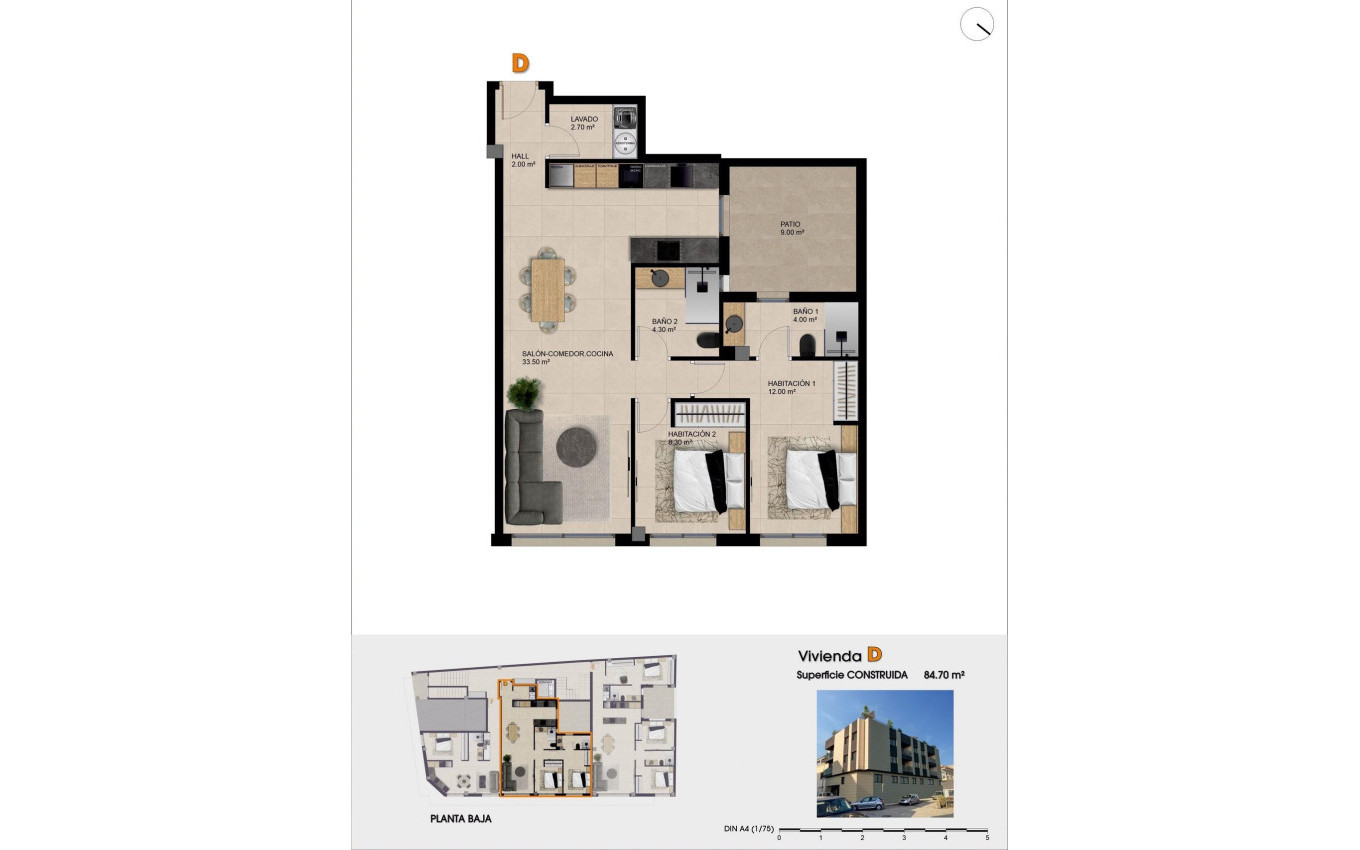 Nouvelle construction - Appartement - Catral - pueblo