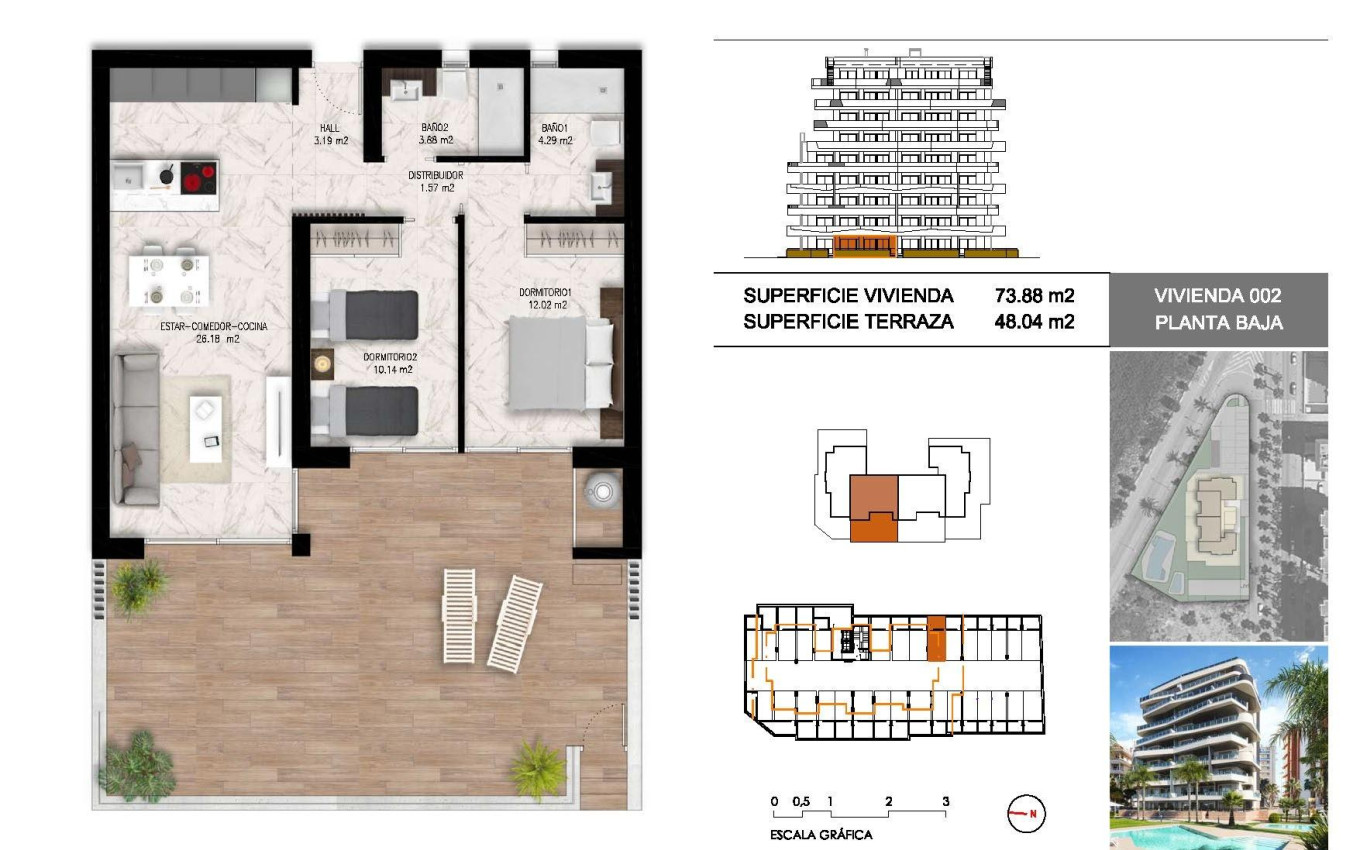 Nouvelle construction - Appartement - Guardamar del Segura - PUERTO