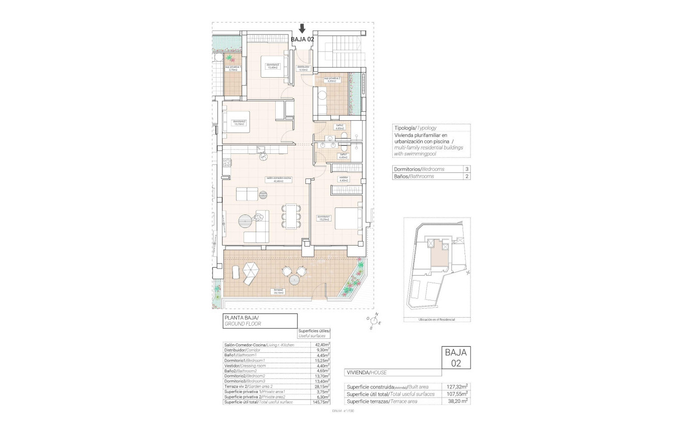 Nouvelle construction - Appartement - Hondón de las Nieves - Pueblo