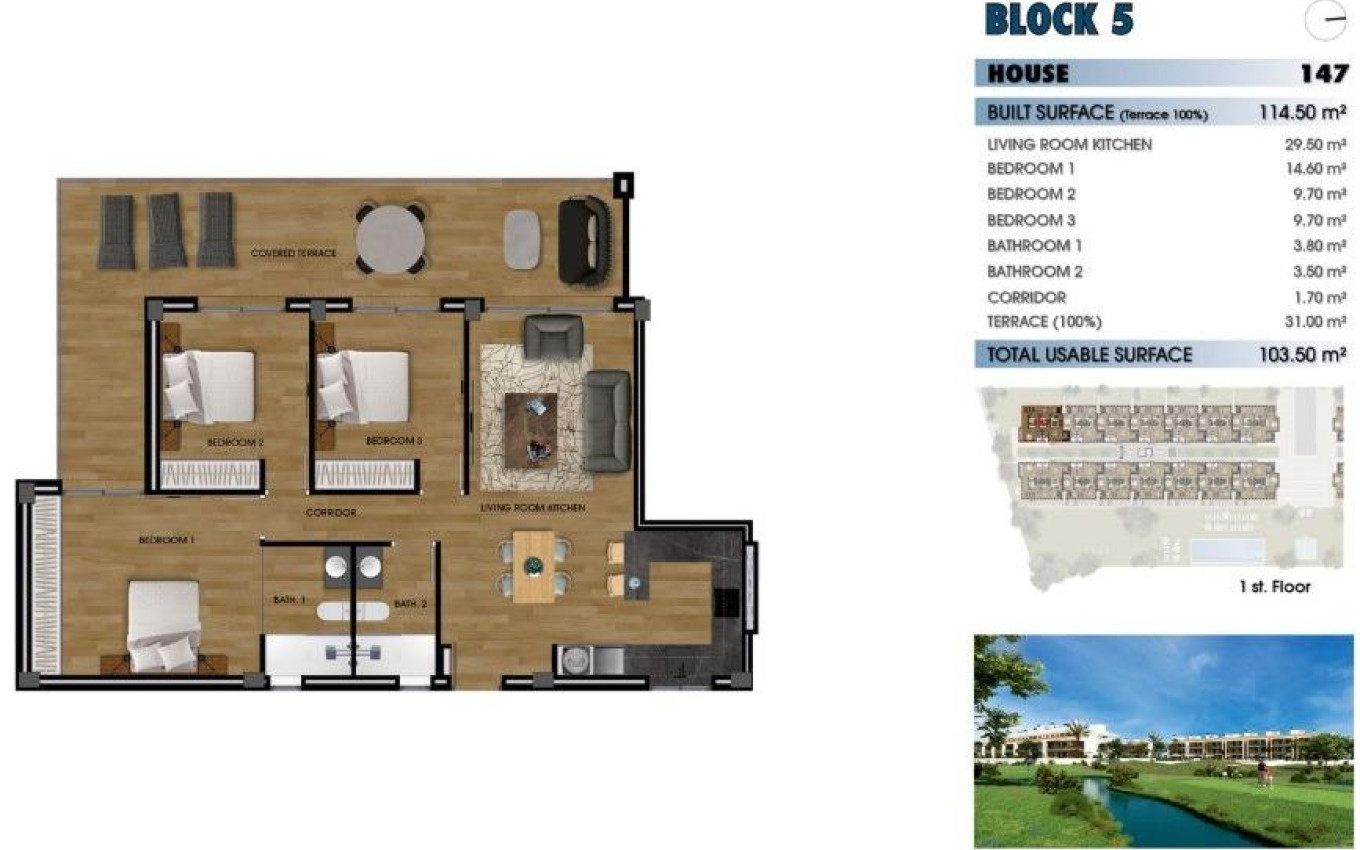 Nouvelle construction - Appartement - Los Alcázares - La Serena Golf