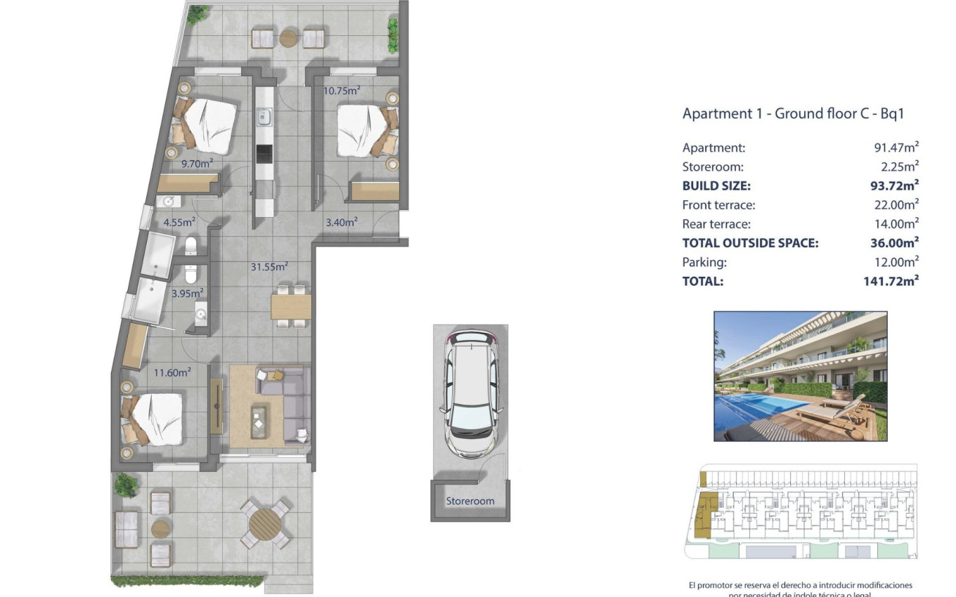 Nouvelle construction - Appartement - Los Alcázares - Los Narejos