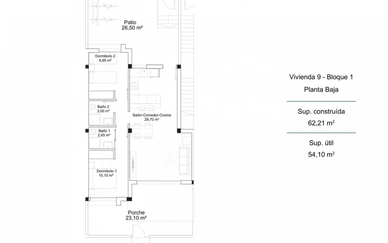 Nouvelle construction - Appartement - Orihuela Costa - PAU 26