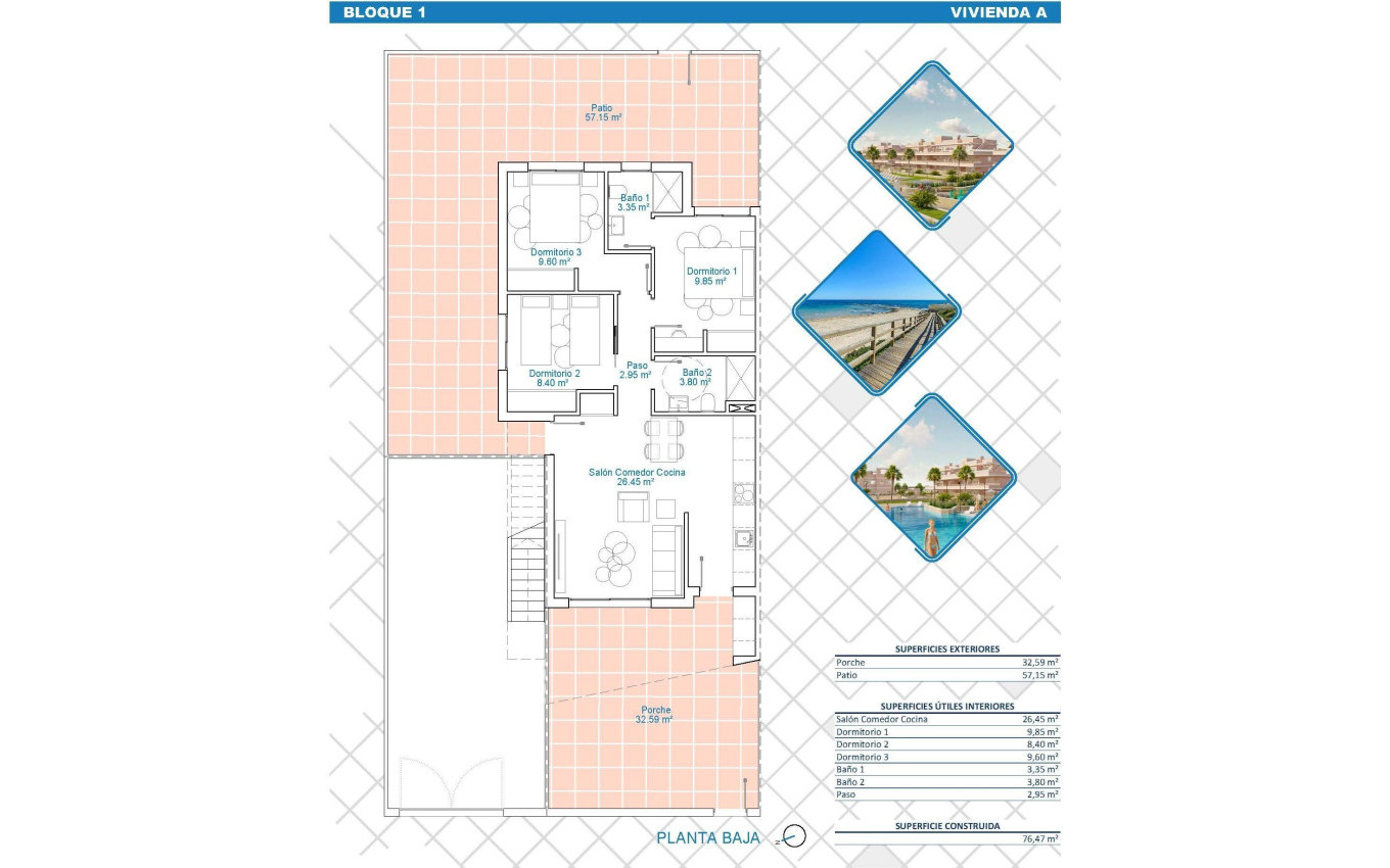 Nouvelle construction - Appartement - Pilar de la Horadada - Lo Monte