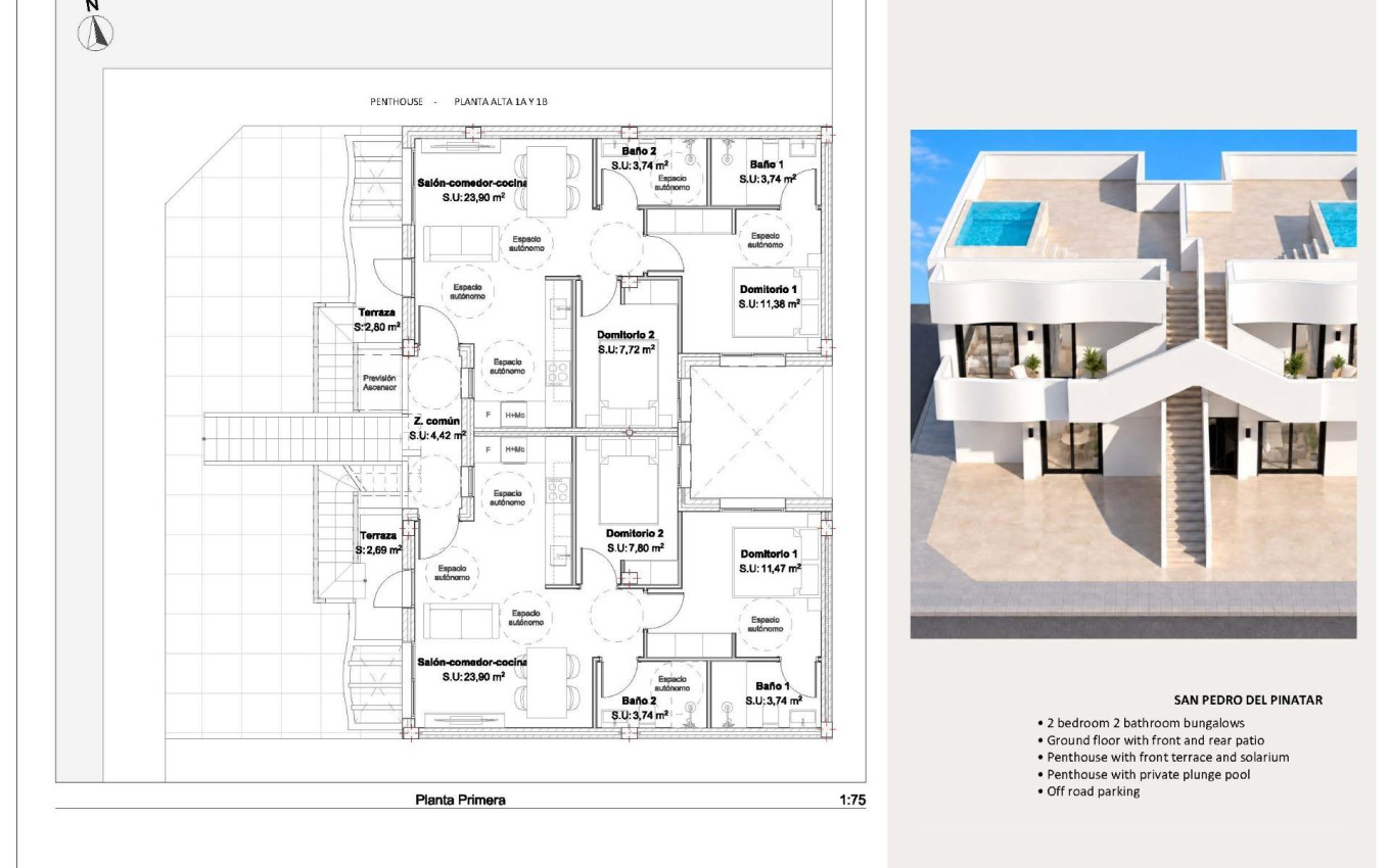 Nouvelle construction - Appartement - San Pedro del Pinatar - Los Peñascos