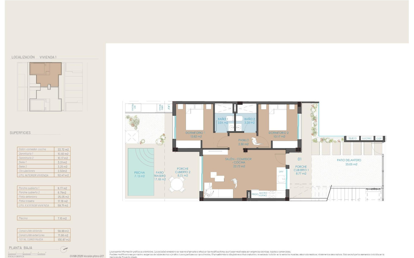 Nouvelle construction - Appartement - San Pedro del Pinatar - Molino de Chirrete