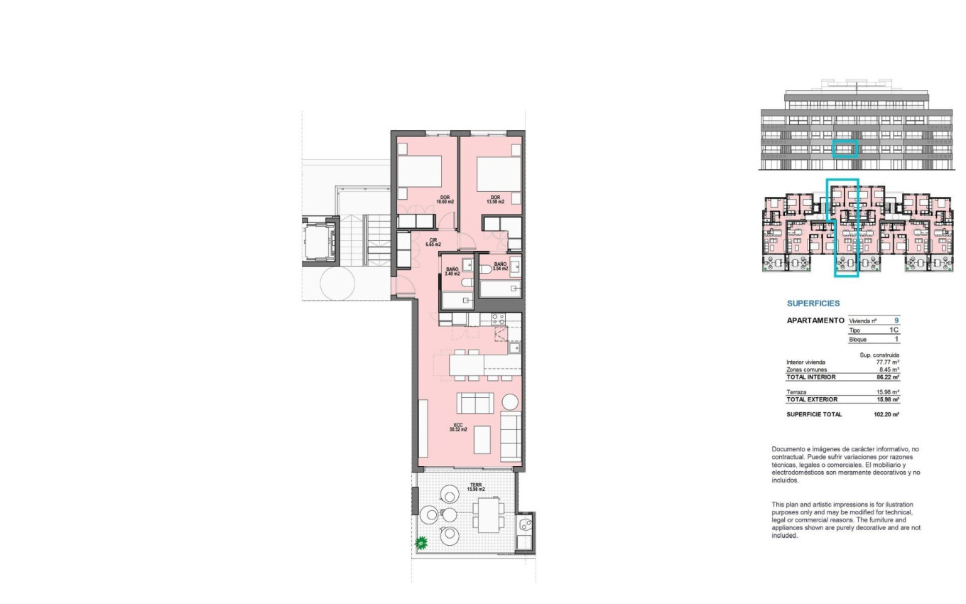Nouvelle construction - Appartement - Torre Pacheco - Santa Rosalia Lake And Life Resort