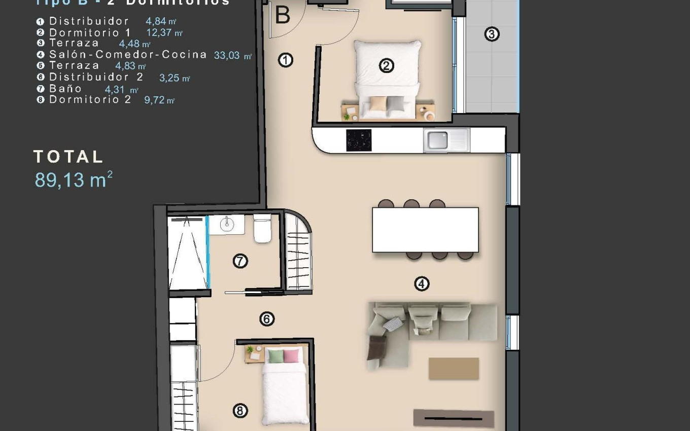 Nouvelle construction - Appartement - Torrevieja - Centro