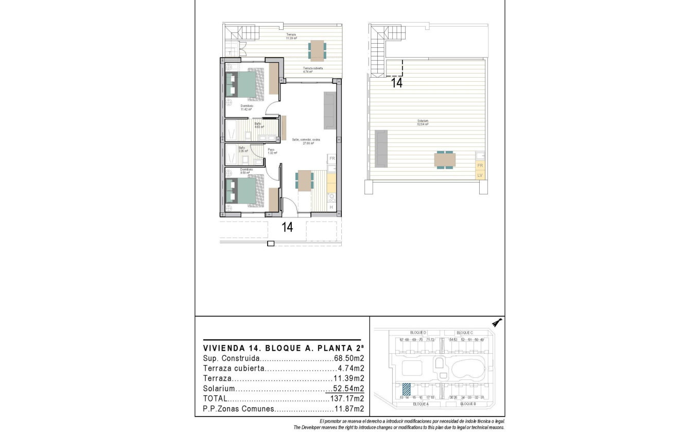 Nouvelle construction - Penthouse - Torre Pacheco - San Cayetano