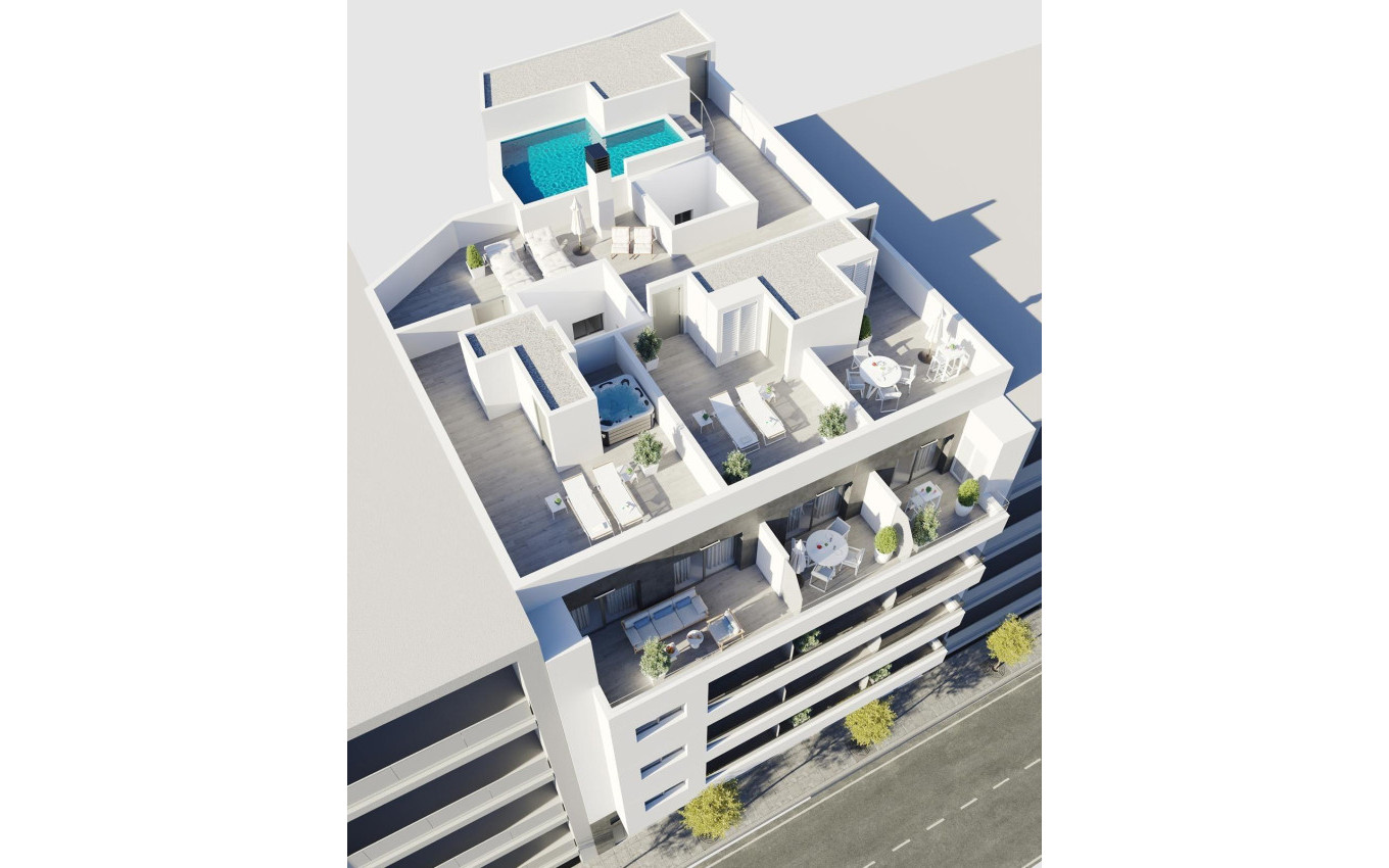 Nouvelle construction - Penthouse - Torrevieja - Centro