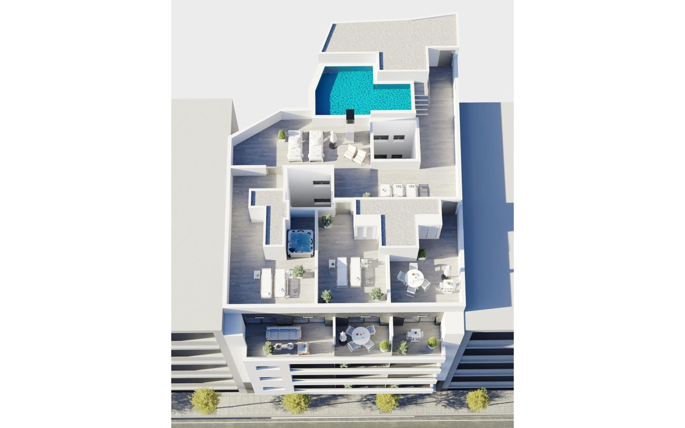 Nouvelle construction - Penthouse - Torrevieja - Centro