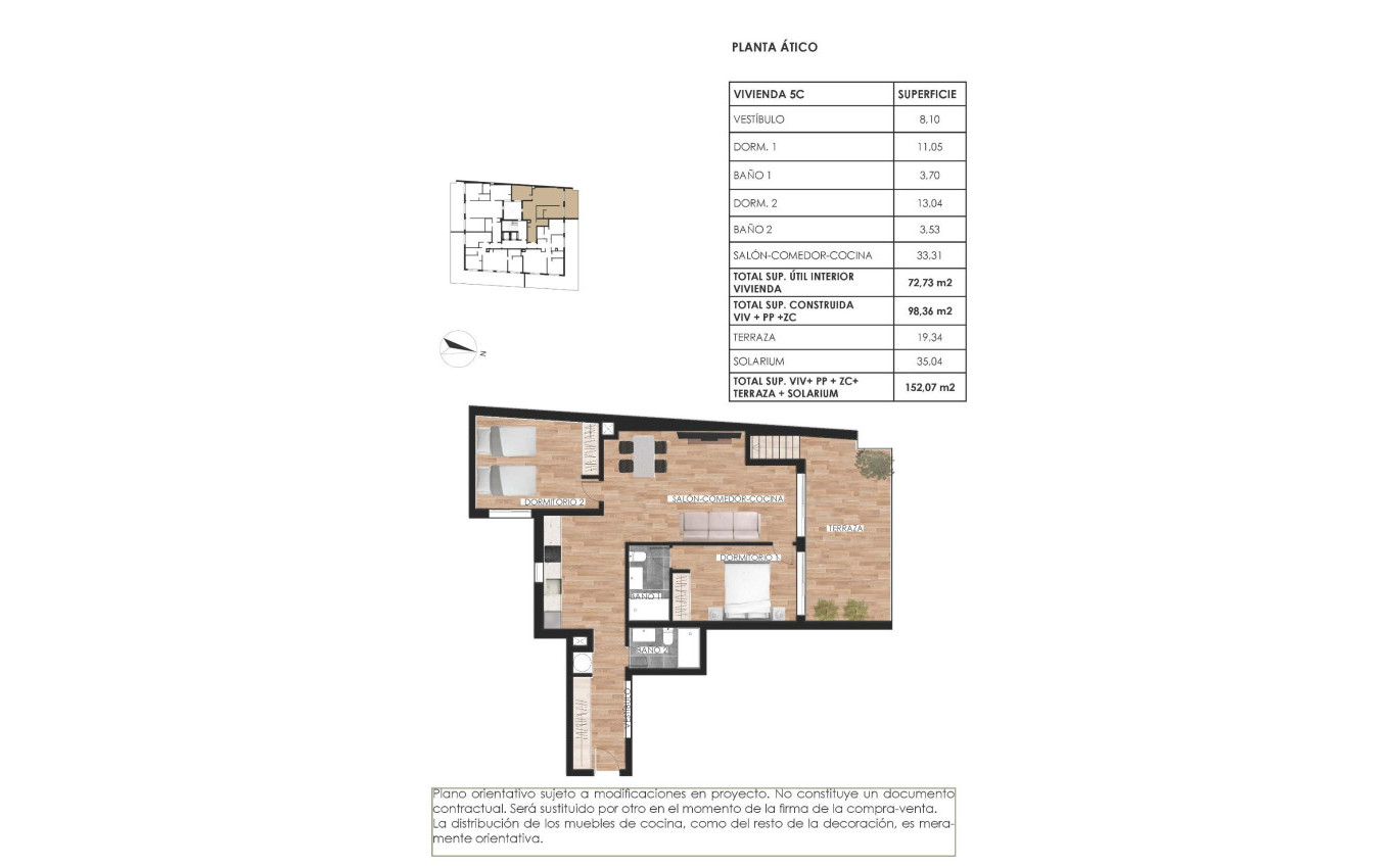 Nouvelle construction - Penthouse - Torrevieja - Parque de las Naciones
