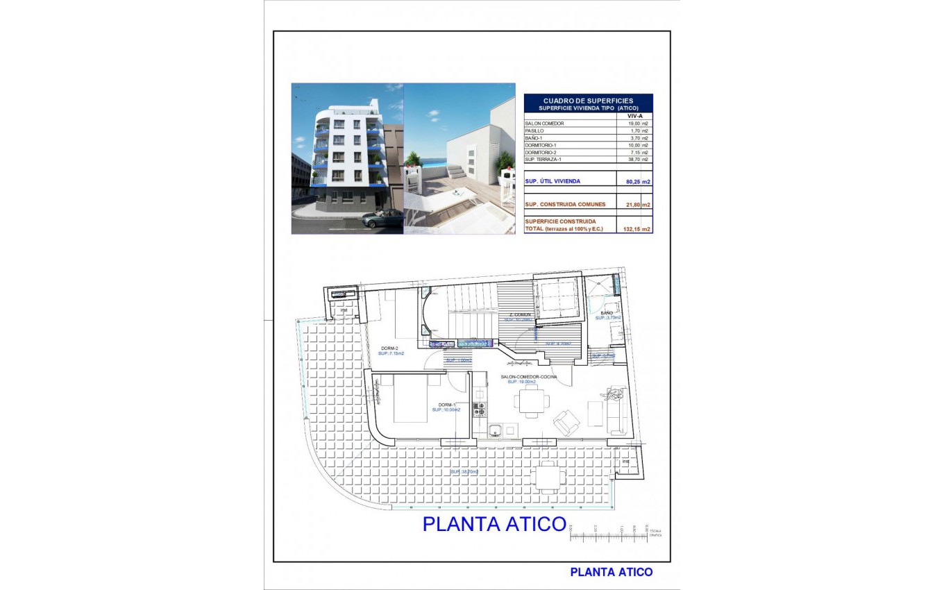 Nouvelle construction - Penthouse - Torrevieja - Playa de los locos