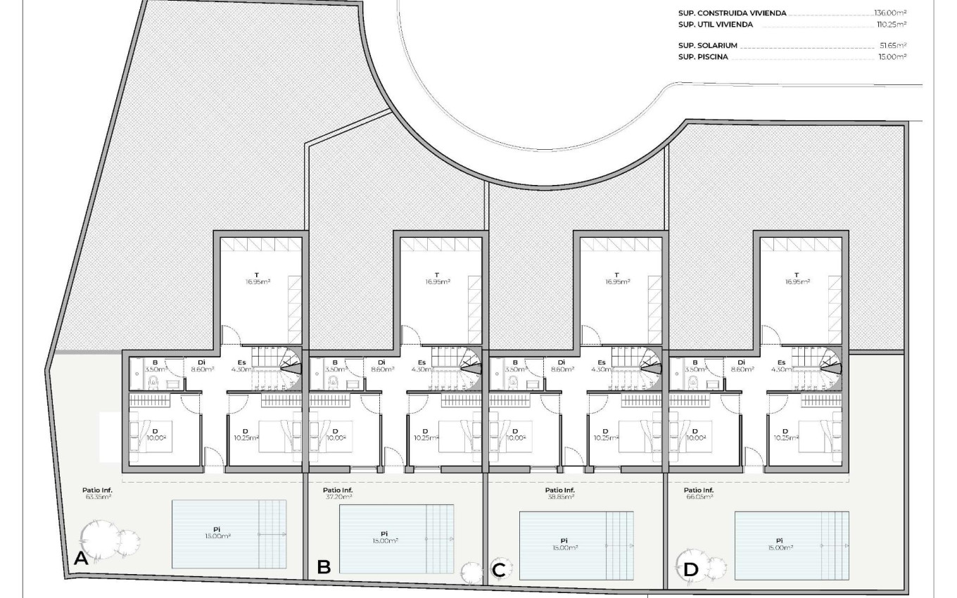 Nouvelle construction - Town House - Mazarron - Country Club