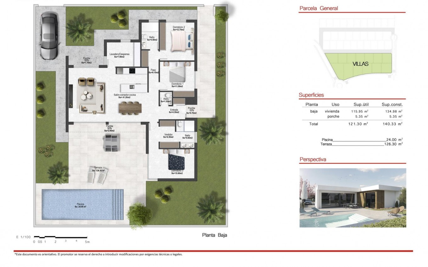 Nouvelle construction - Villa - BAÑOS Y MENDIGO - Altaona golf and country village