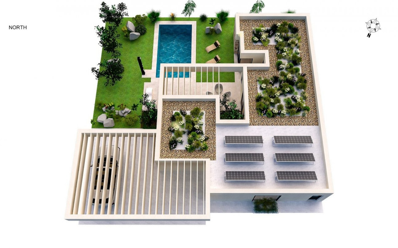 Nouvelle construction - Villa - BAÑOS Y MENDIGO - Altaona Golf