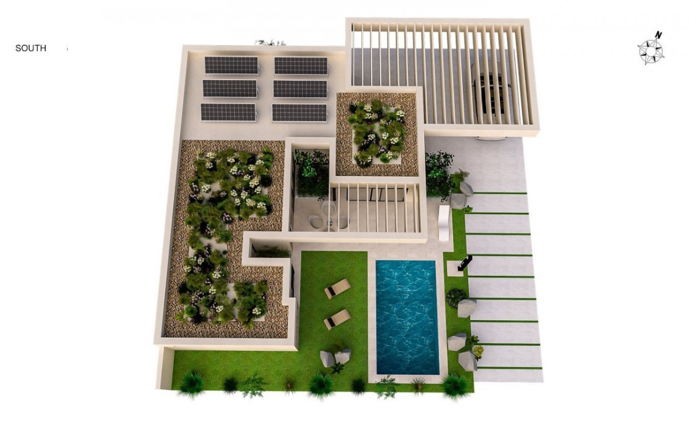 Nouvelle construction - Villa - BAÑOS Y MENDIGO - Altaona Golf
