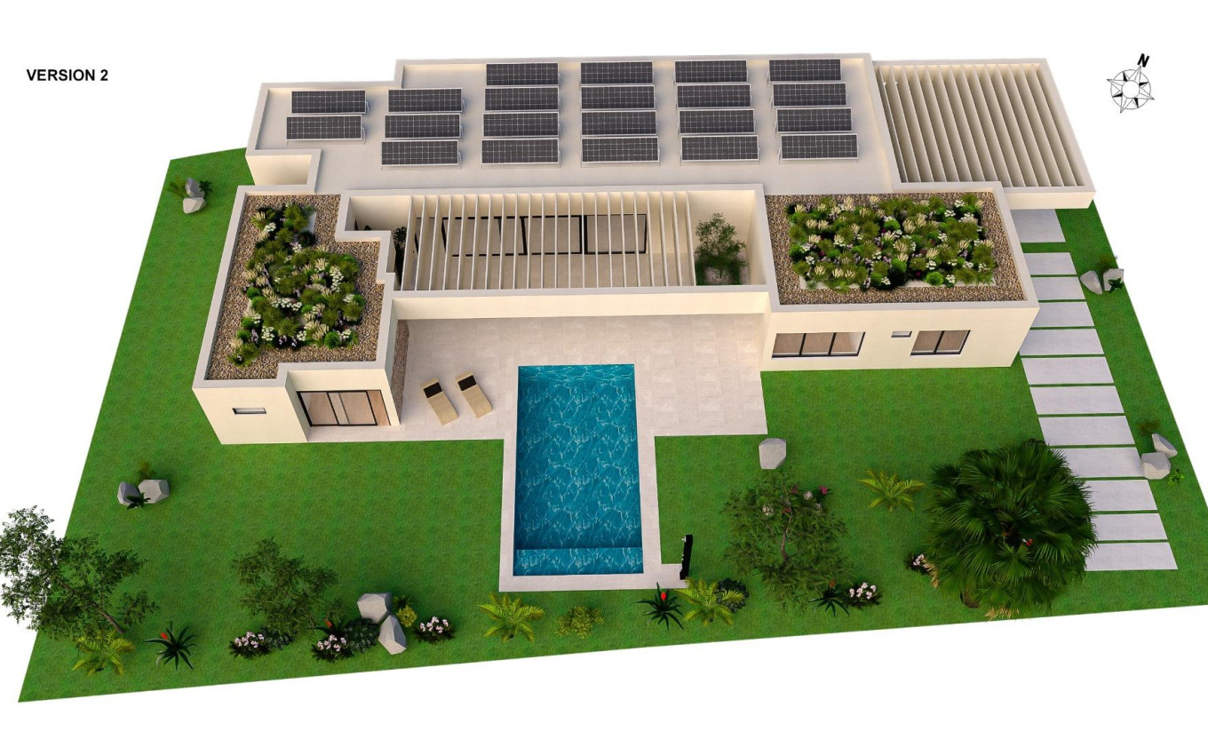 Nouvelle construction - Villa - BAÑOS Y MENDIGO - Altaona Golf