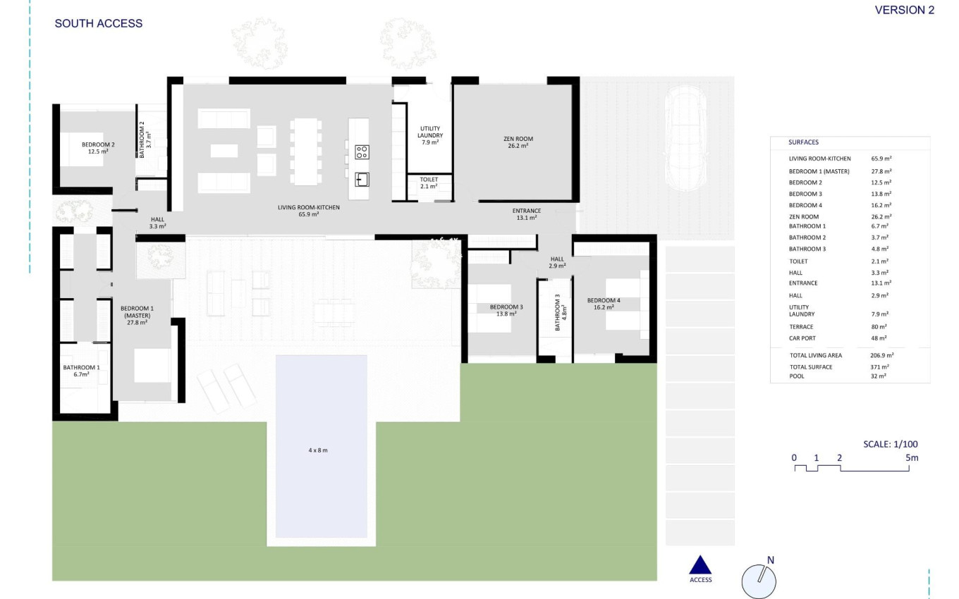 Nouvelle construction - Villa - BAÑOS Y MENDIGO - Altaona Golf