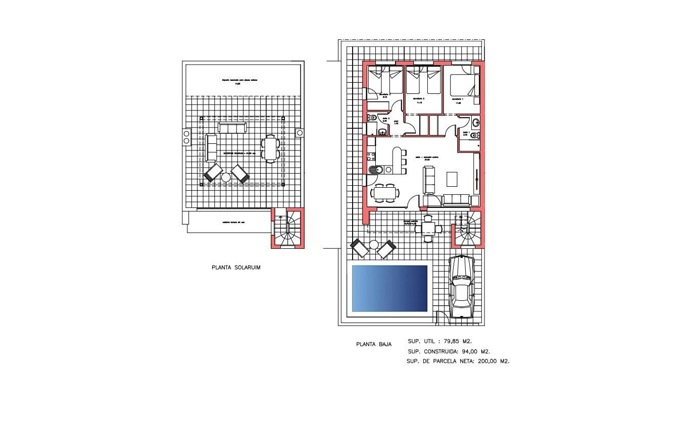 Nouvelle construction - Villa - Fuente Álamo - La Pinilla