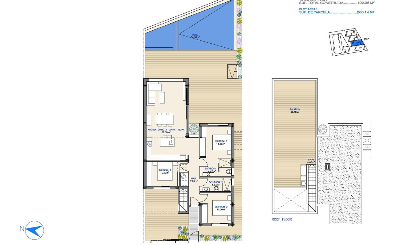 Nouvelle construction - Villa - Los Alcázares - Serena Golf