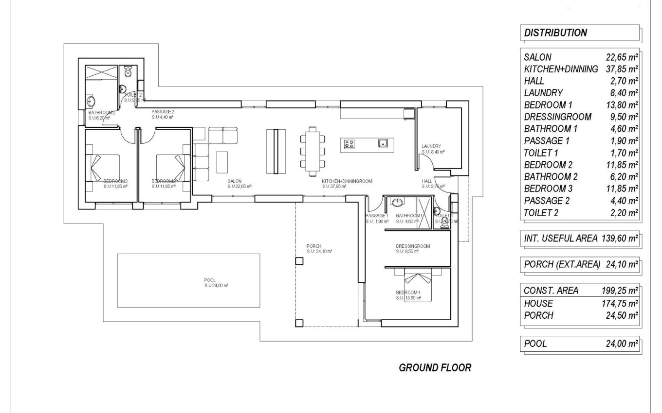 Nouvelle construction - Villa - Pinoso - Lel