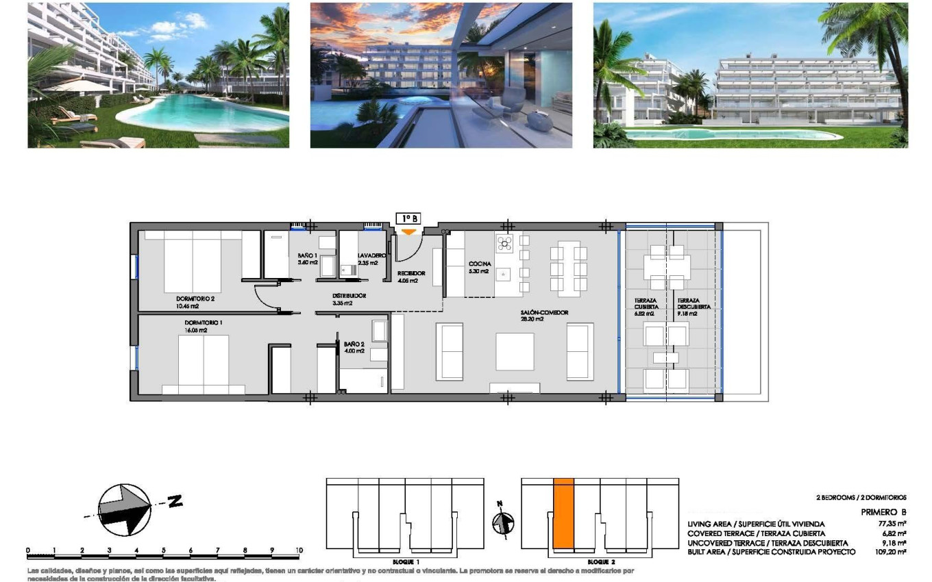 Obra Nueva - Apartamento - Cartagena - Mar de Cristal