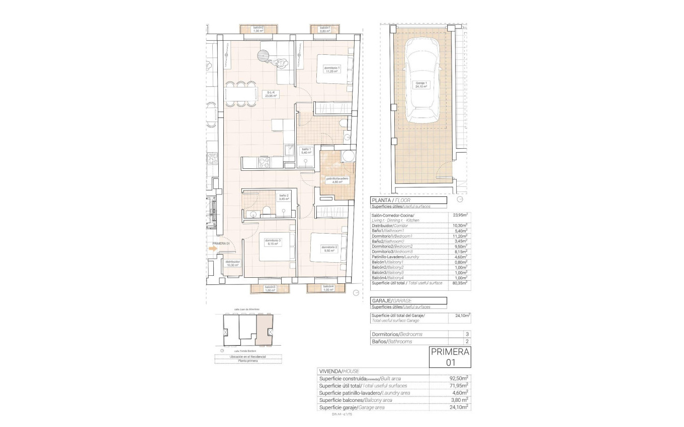 Obra Nueva - Apartamento - Hondón de las Nieves - Pueblo