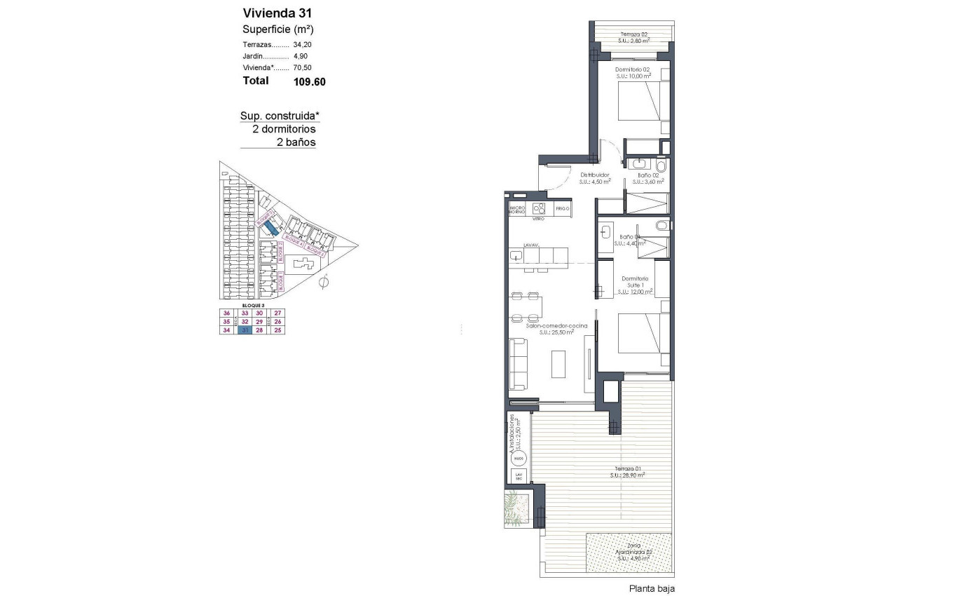 Obra Nueva - Apartamento - Los Alcázares - Serena Golf