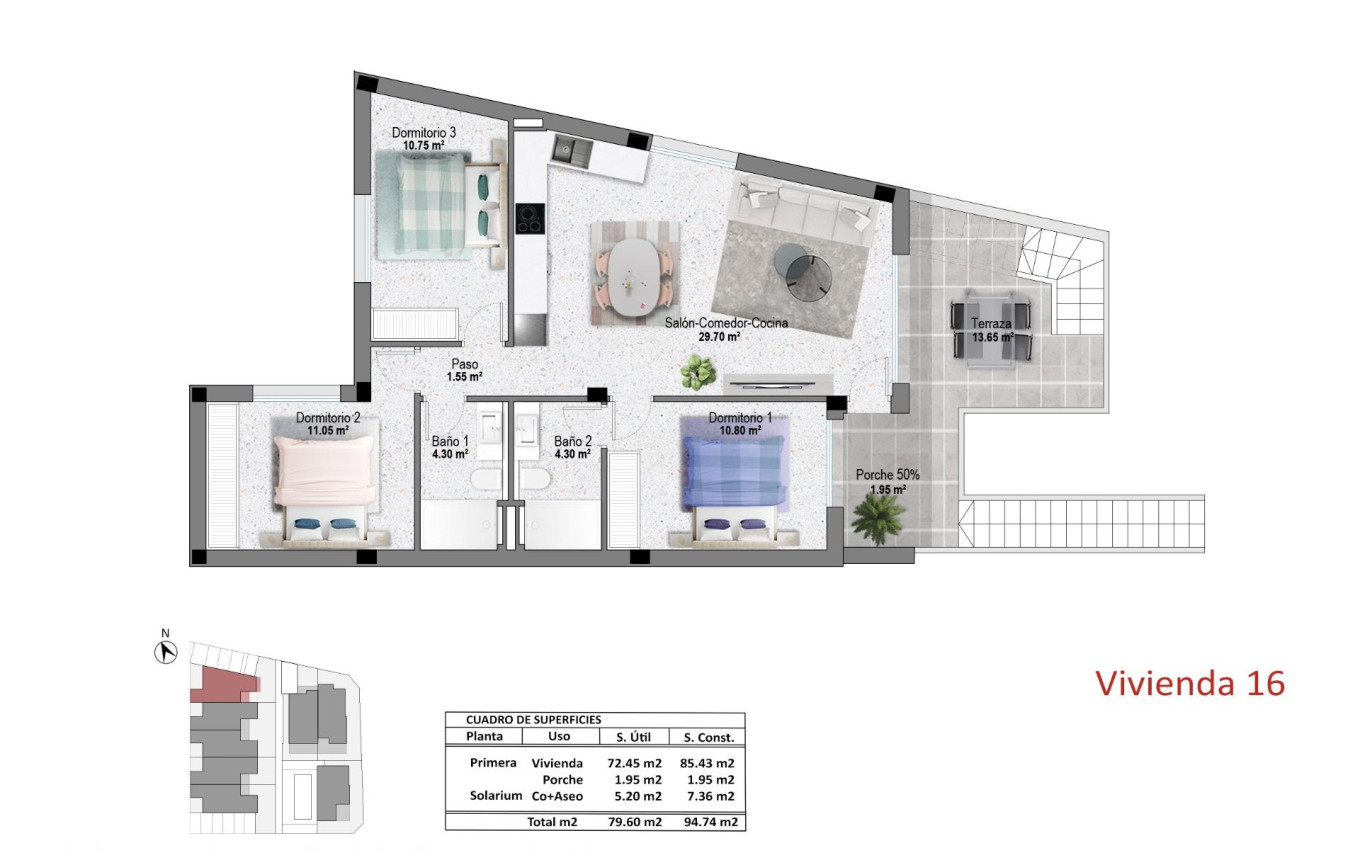 Obra Nueva - Apartamento - Pilar de la Horadada - pueblo