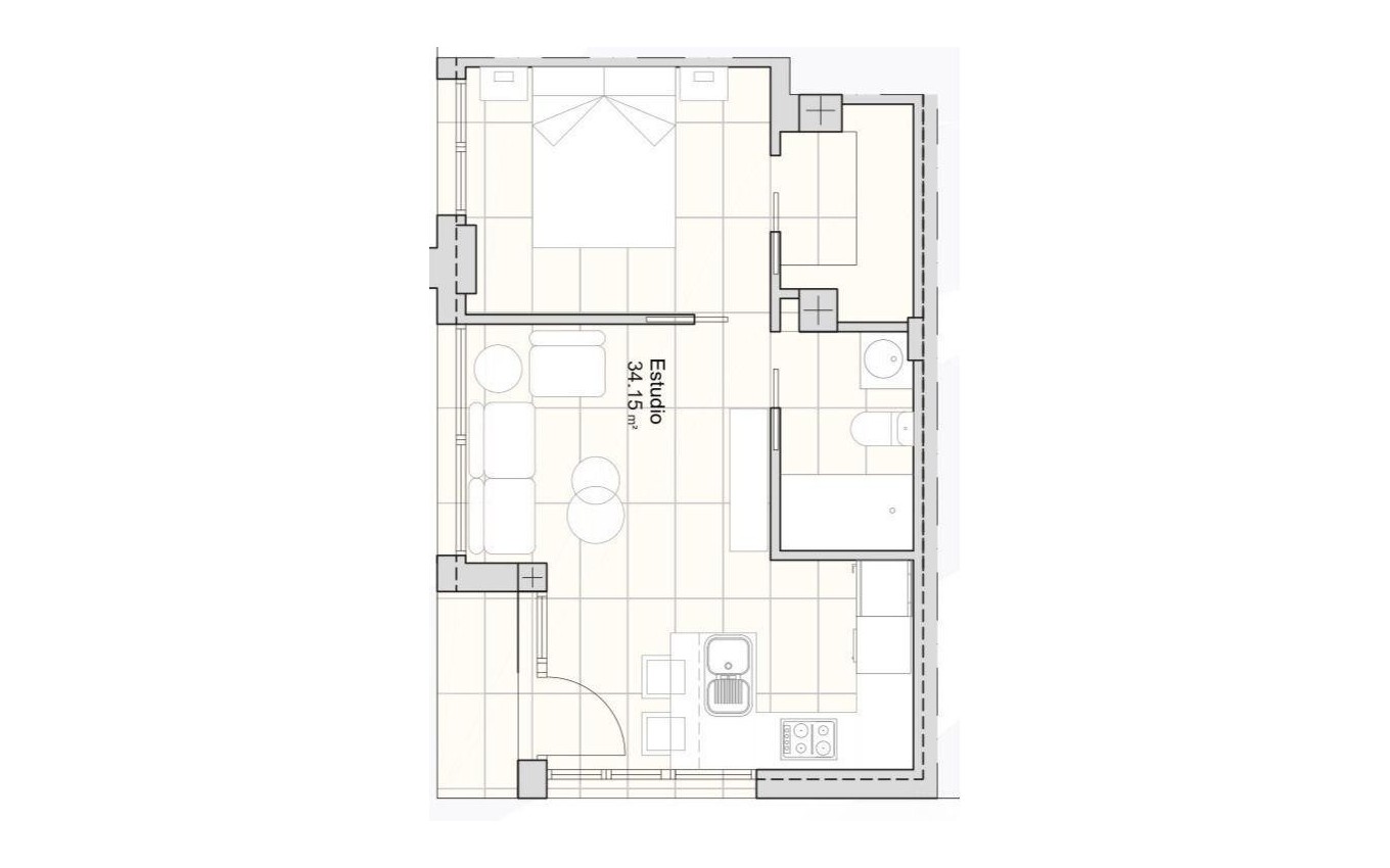 Obra Nueva - Apartamento - San Javier - pueblo
