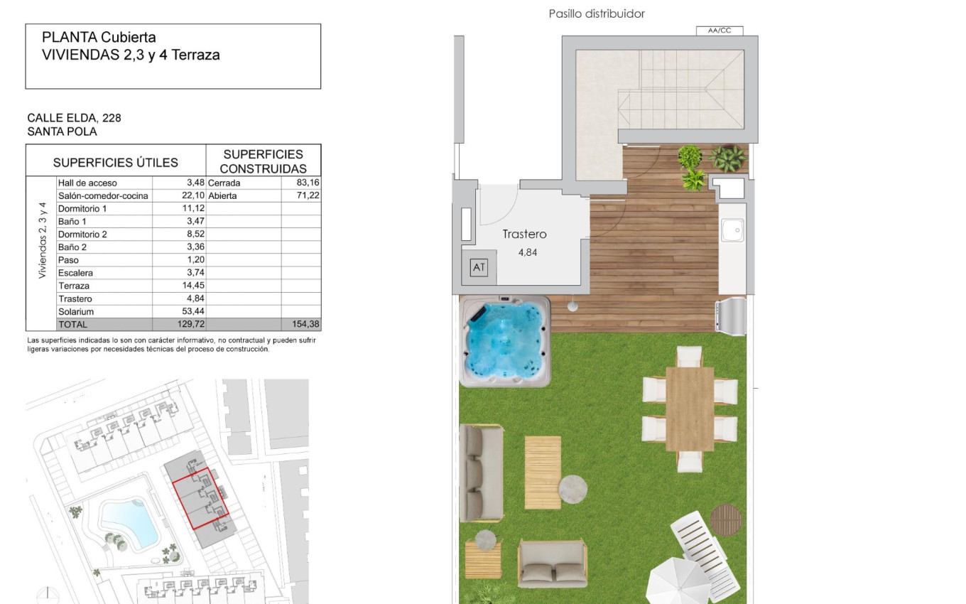 Obra Nueva - Atico - Santa Pola - Playa Tamarit