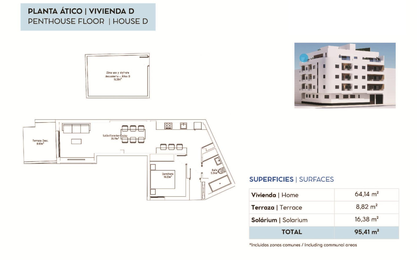 Obra Nueva - Atico - Torrevieja - pueblo