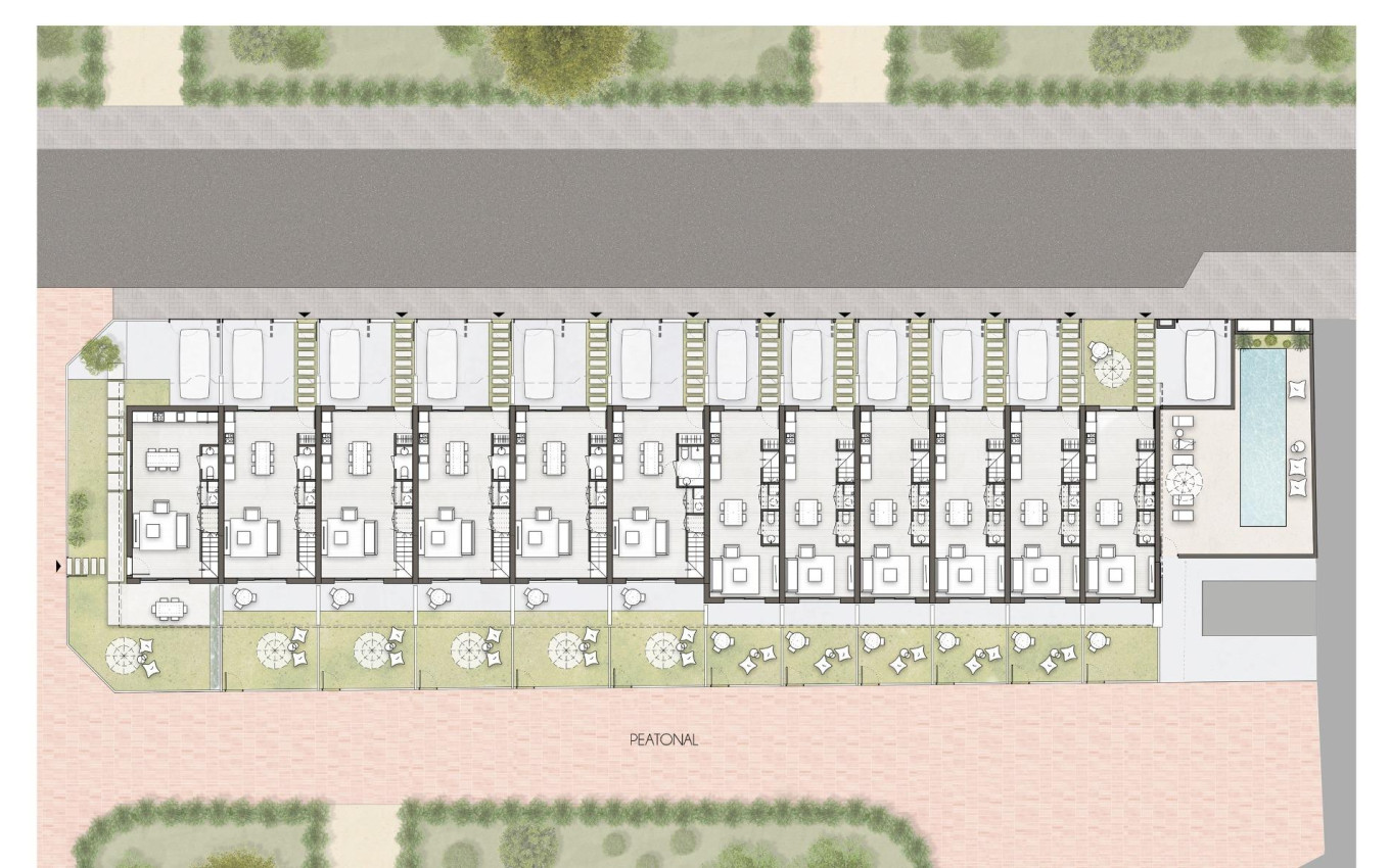 Obra Nueva - Town House - Pilar de la Horadada - pueblo