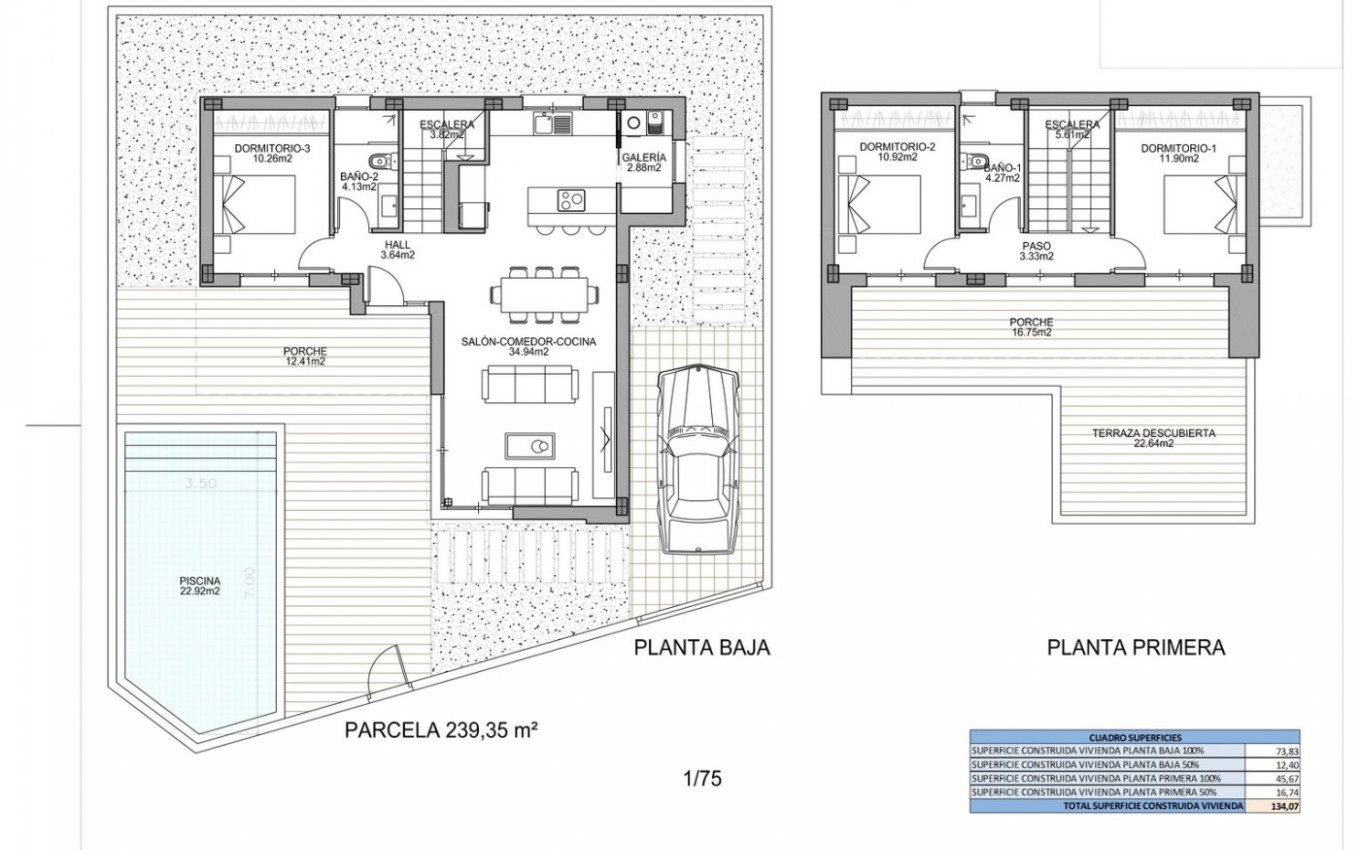 Obra Nueva - Villa - Benijofar - Polideportivo