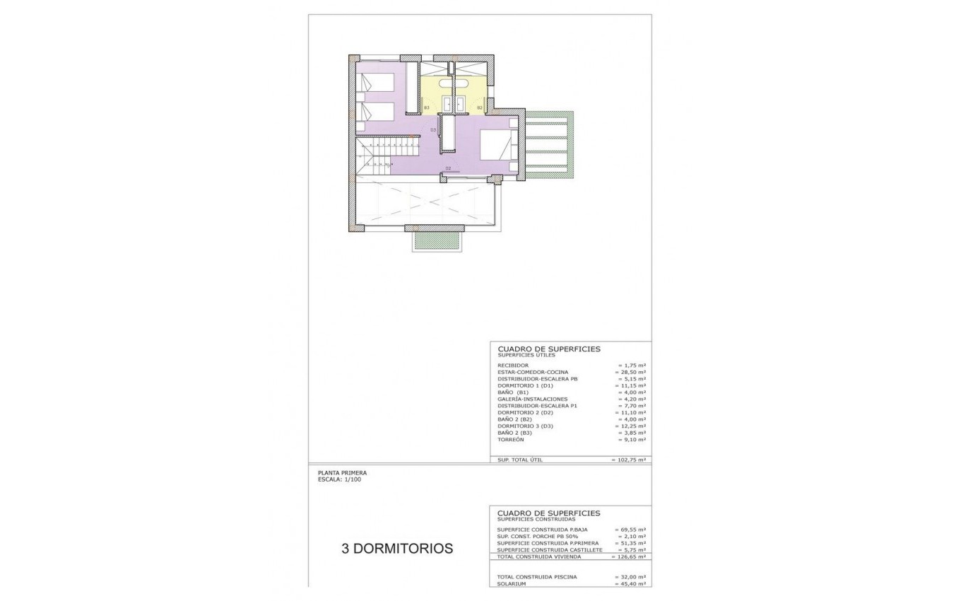 Obra Nueva - Villa - Cartagena - Playa honda