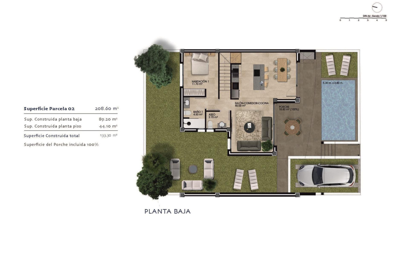 Obra Nueva - Villa - Dolores - polideportivo