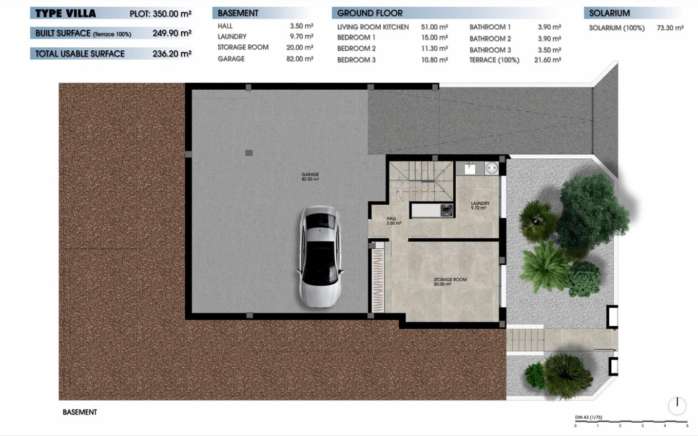 Obra Nueva - Villa - Los Alcázares - La Serena Golf
